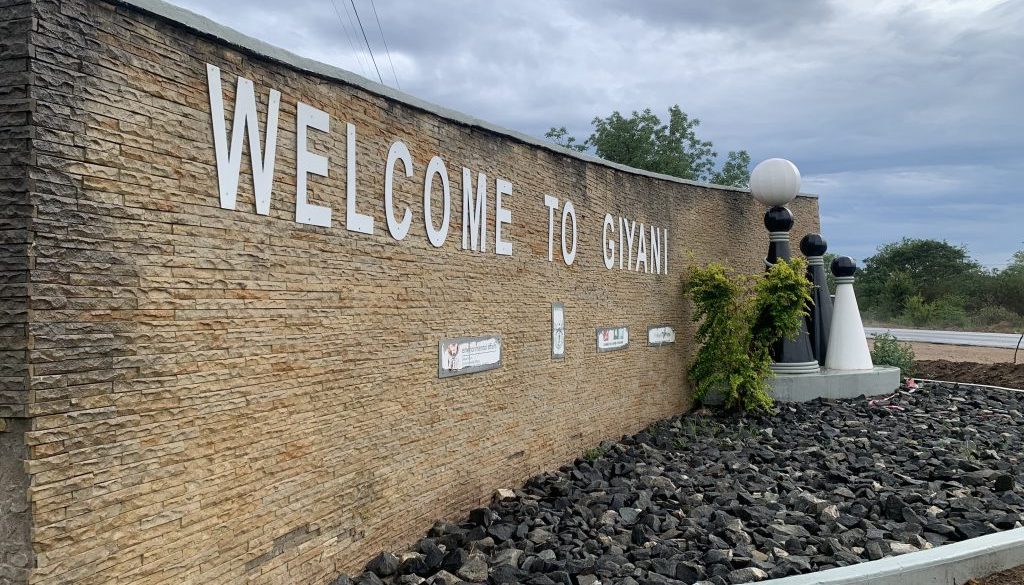 The entrance of Giyani from Malamulele