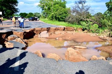 Limpopo Premier Dr Phophi Ramathuba visited damaged roads due to floods
