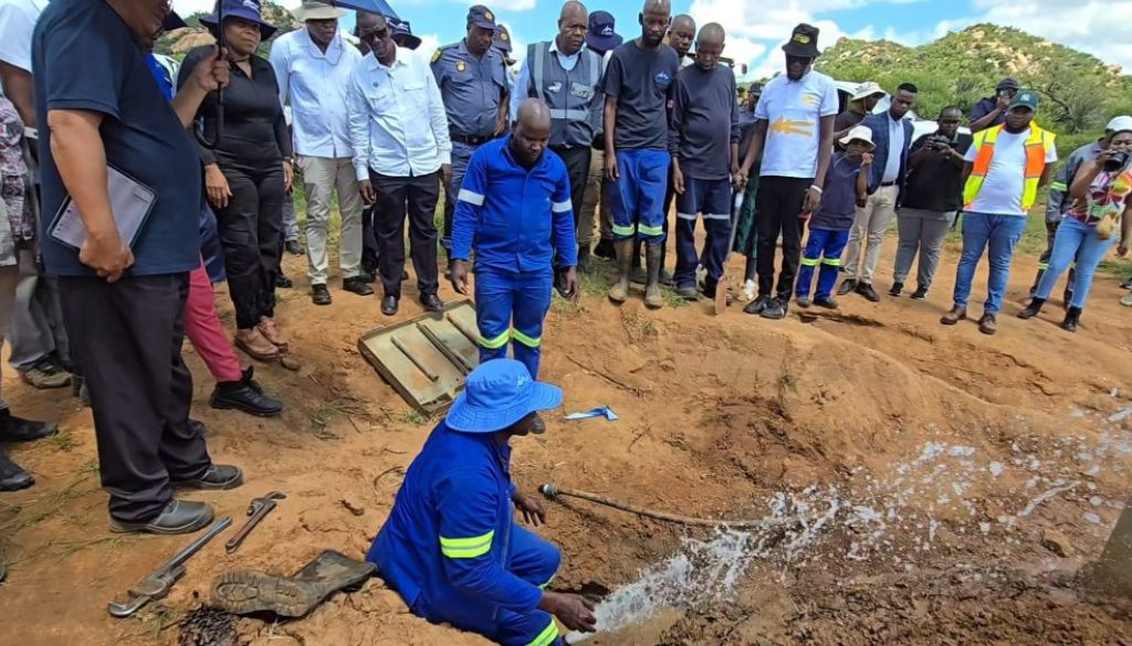 Water out Premier Ramathuba and Mayor John Mpe tackle Polokwane illegal water connections
