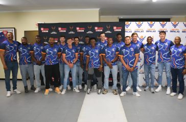 Limpopo Impala Cricket Men’s team during the season launch in Polokwane on Friday