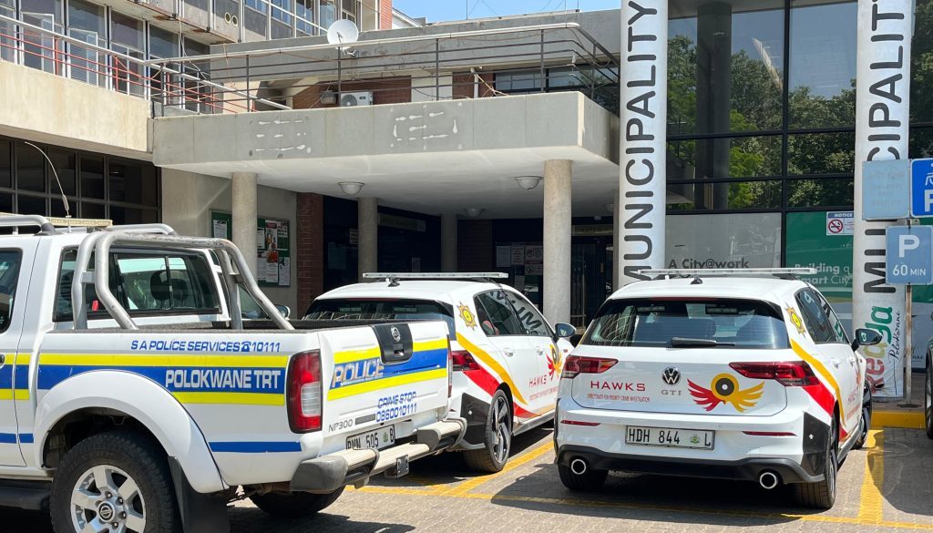 Polokwane Municipality raid Hawks Limpopo raid Polokwane Municipality offices