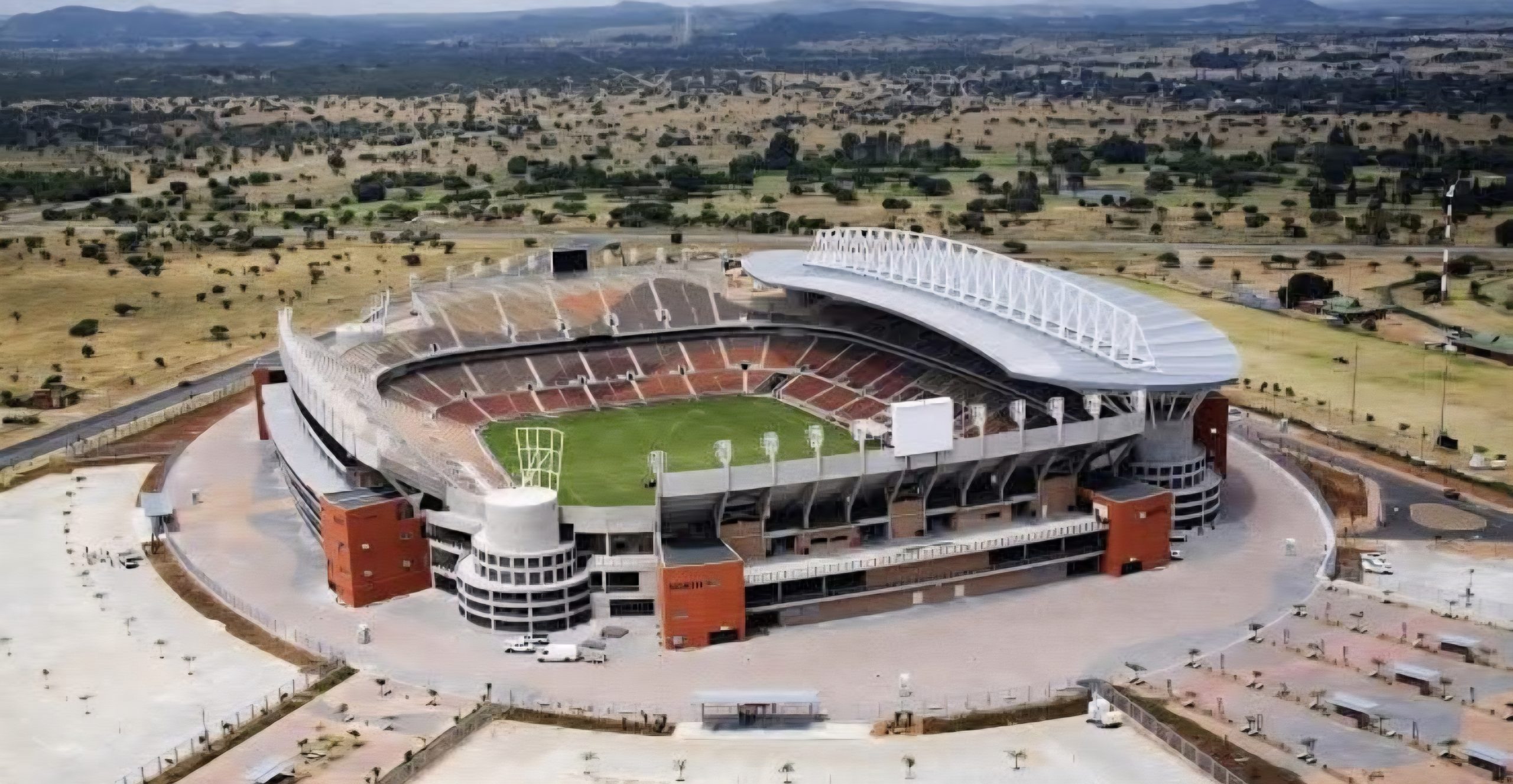 Peter Mokaba Stadium arial view Peter Mokaba Stadium gets the nod for another CAF tie