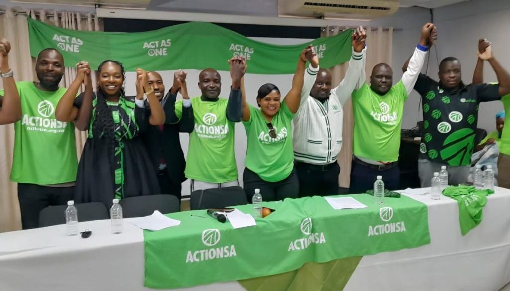 Ponani Makhubele joins ActionSA at the Royal Hotel.