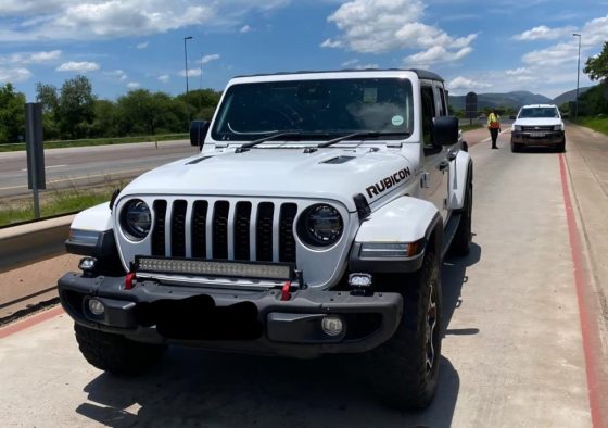 A white Jeep Gladiator abandoned in Polokwane Jeep Gladiator that was reported stolen has been found.