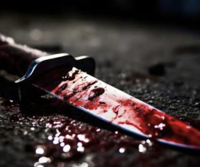 A woman was found with a deep cut on the throat, allegedly stabbed by boyfriend.