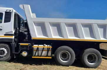 Two trucks were stolen.