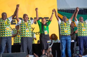 The newly elected ANC Limpopo top five