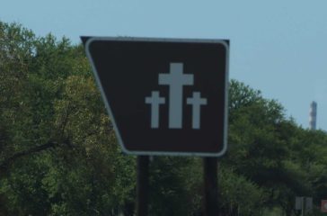 A sign of a cemetery in Limpopo.