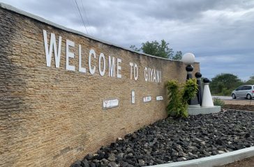 The entrance of Giyani Town from the Malamulele side