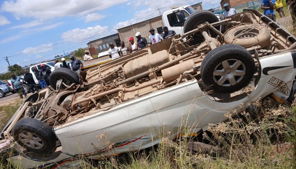 A Taxi accident scene in Seshego outside Polokwane