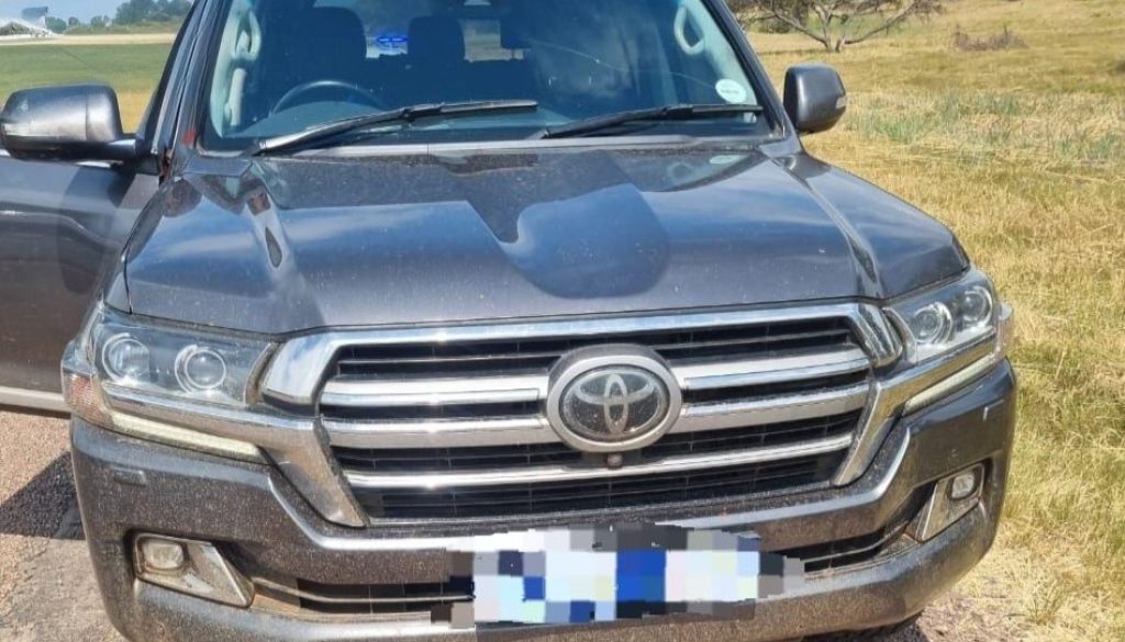 A stolen Toyota Land Cruiser V8 was recovered on the N1 in Limpopo.