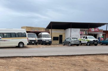 The Zebediela Taxi rank in Limpopo.