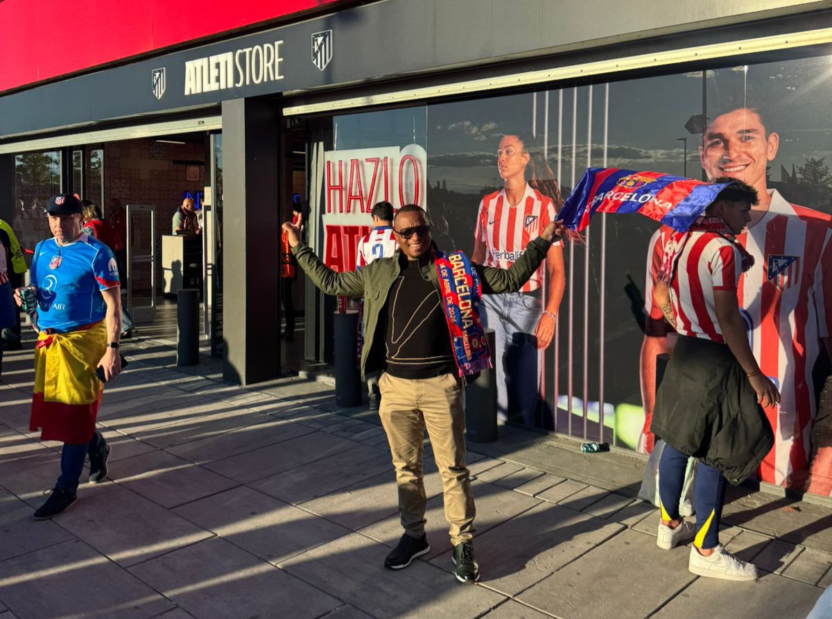 Dr Makhomisane at the Riyadh Air Metropolitano 