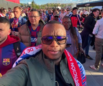 Dr. MT Makhomisane walking at the Riyadh Air Metropolitano